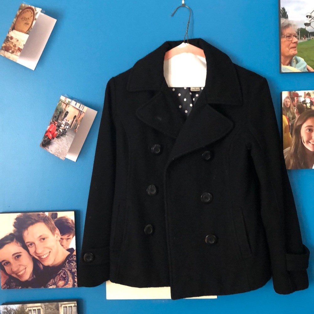 Heavy black coat